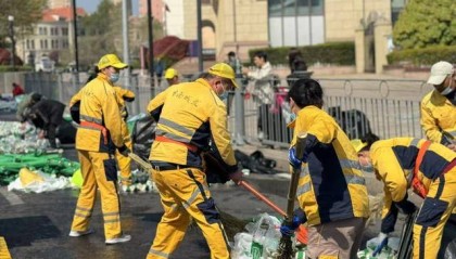 助力青马,洁净市南!市南区全力做好2025青岛马拉松赛事环境