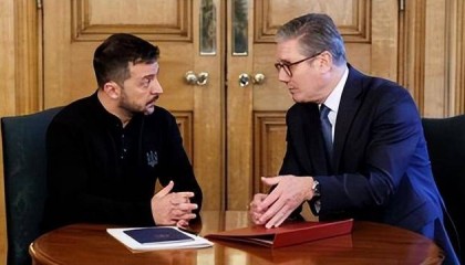 英媒:乌方能源设施遭大规模袭击后,泽连斯基与英首相通电话