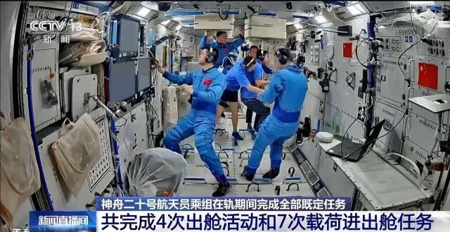 在轨驻留203天 神二十乘组完成了哪些任务?